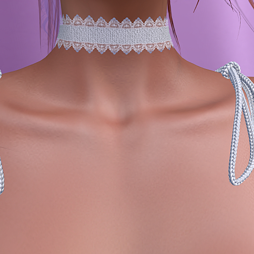 Bridgette's Closet Tintable Crochet  Choker