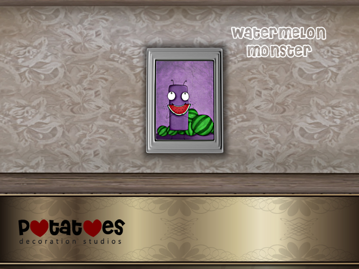 Potatoes Decoration -  Watermelon Monster