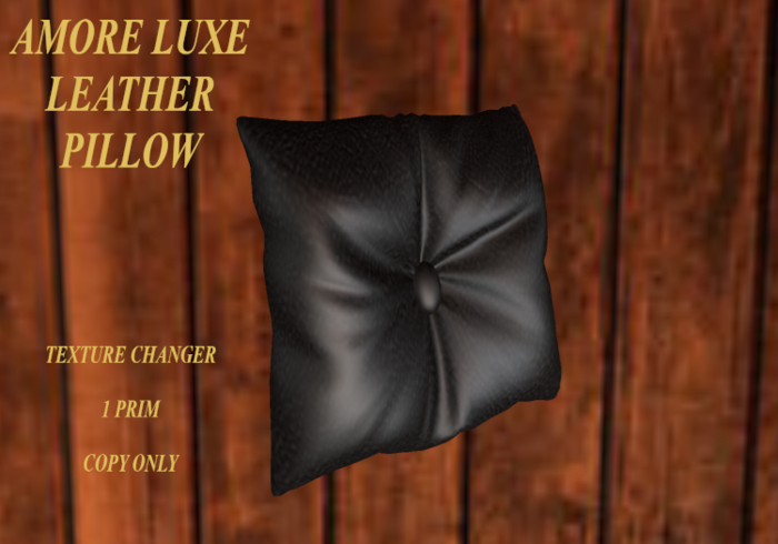 AMORE LUXE LEATHER PILLOW