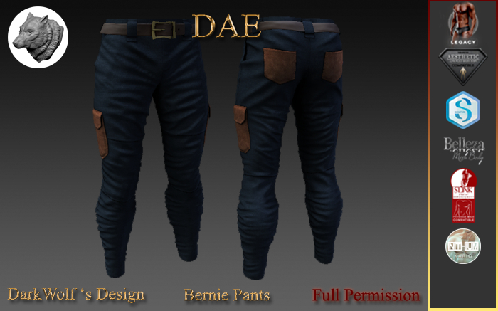 Bernie Pants Men Full Perm DAE