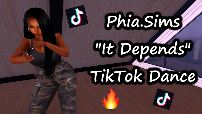 Phia.Sims It Depends TikTok Dance Animation