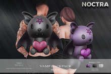 NOCTRA - Vamp Backpack Black ADD ME