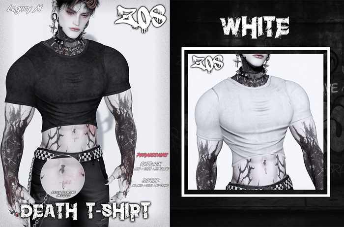 ZOS. Death T-Shirt White
