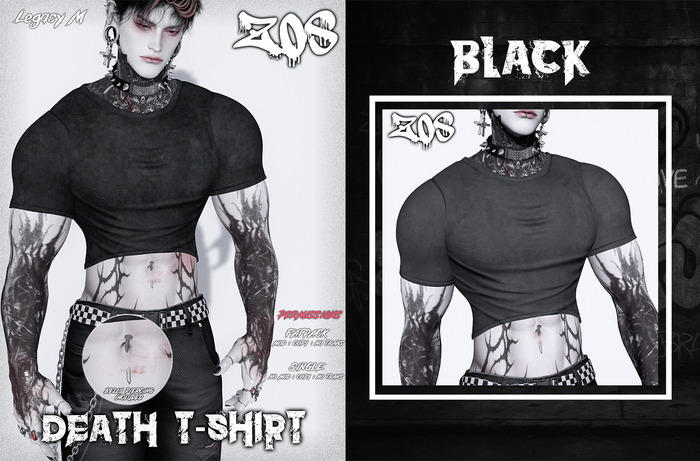 ZOS. Death T-Shirt Black