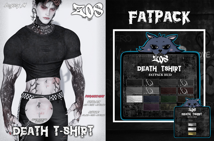 ZOS. Death T-Shirt FATPACK (Unpacker)