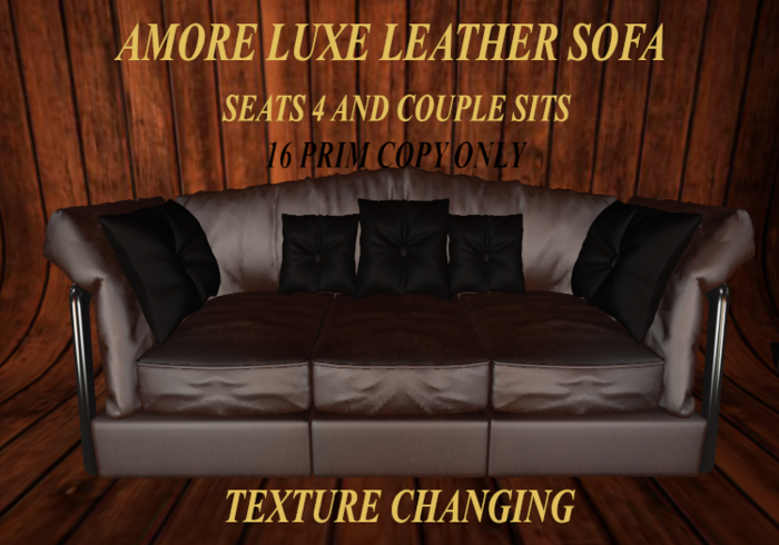 AMORE LUXE LEATHER SOFA 15 PRIM C