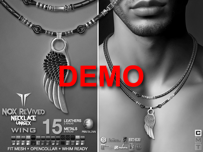**RE** ReVived Necklace - Wing - DEMO