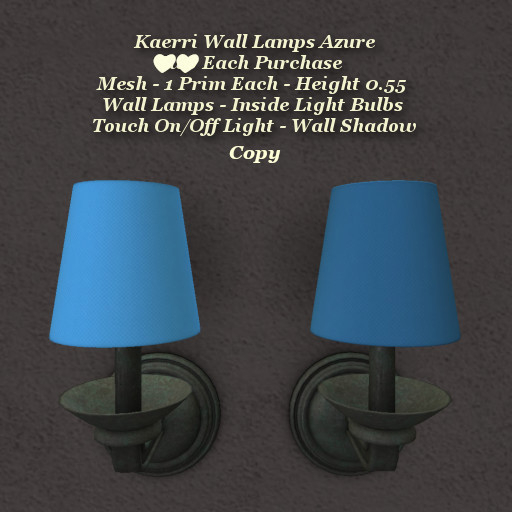 Kaerri Wall Lamps Azure1