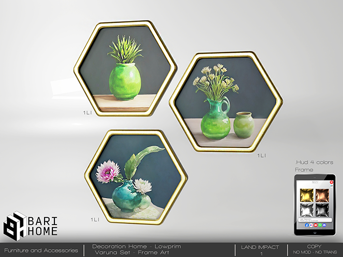 [BARI HOME] Varuna Set - Frame Art