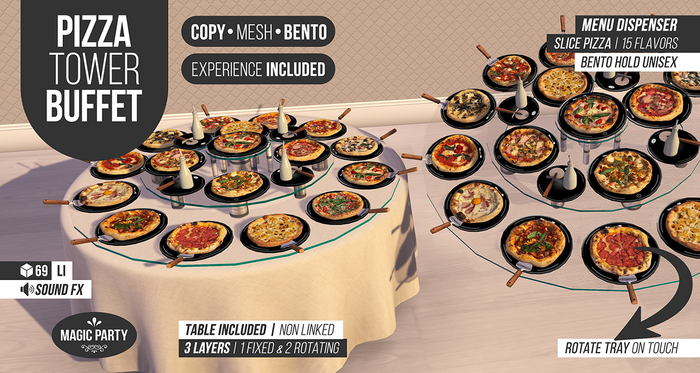 Pizza Tower Buffet [BENTO]
