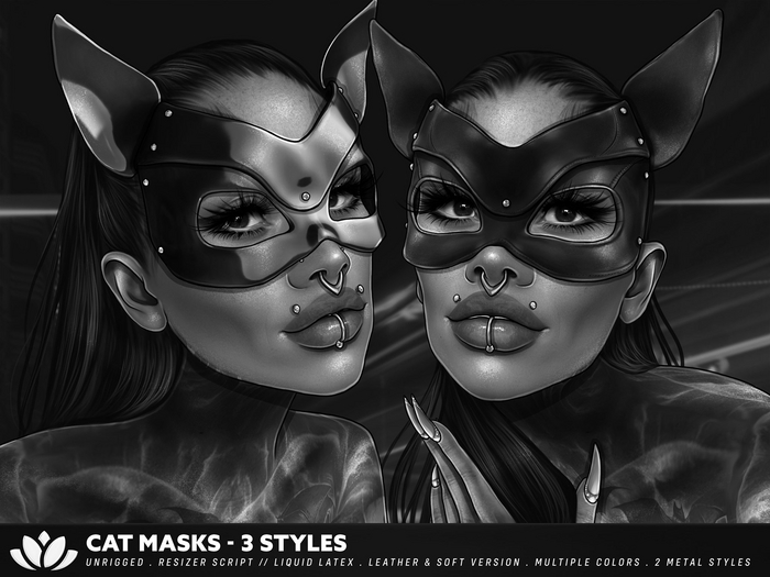 [YAN] Cat Masks - Leather DEMO