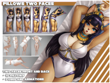 Pillow 118 Cleopatra egypt furry