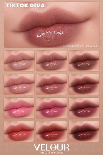 VELOUR "TIKTOK DIVA" FADED LIPSTICK