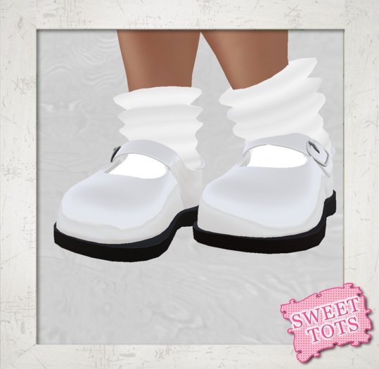 ~*Sweet Tots *~ Mary Janes White