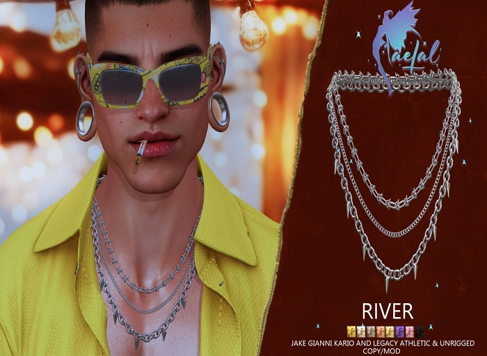 FaeTal - River Necklace Male
