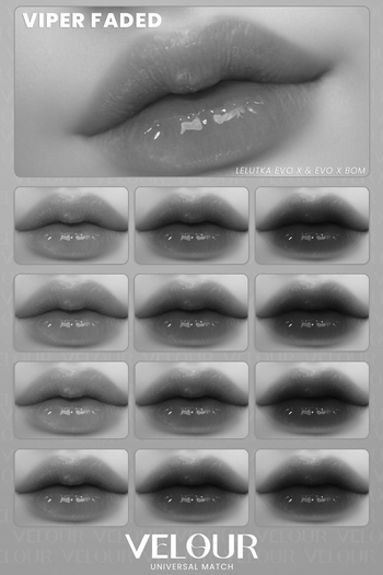 VELOUR "VIPER" FADED LIPSTICK DEMO