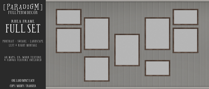[PARADIGM] Rhea Frames Full Perm Template Full Pack