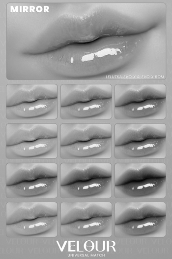 VELOUR "MIRROR" FADED LIPSTICK DEMO