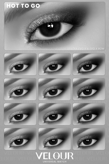 VELOUR "HOT TO GO" EYESHADOW DEMO