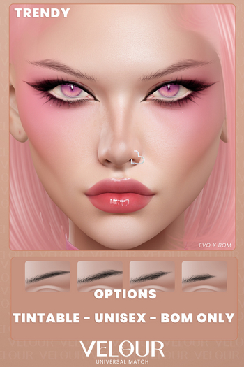 VELOUR "TRENDY" EYEBROWS