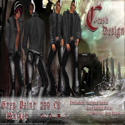 Crash Design - Grey Paint Box