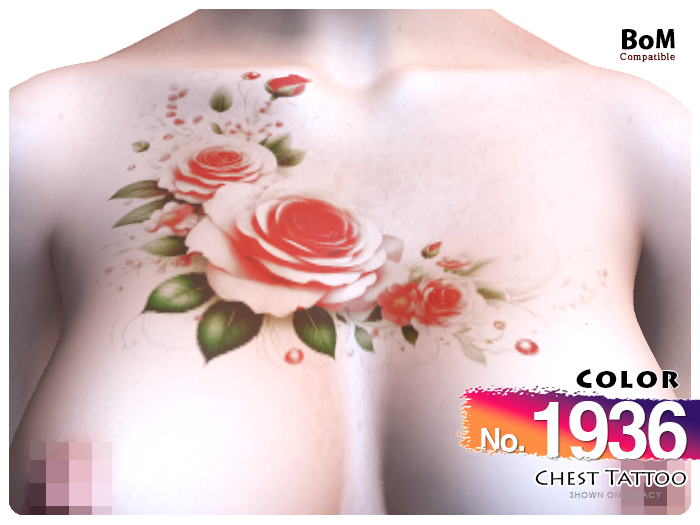 (Chest Tattoo) No.1936 Color