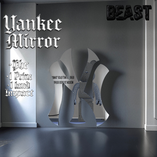 //BEAST NYYANKEES MIRROR 