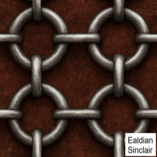 Brown Leather with Metal Rings Seamless Texture