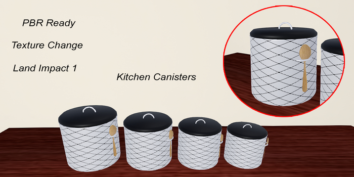 Kitchen Canisters PBR