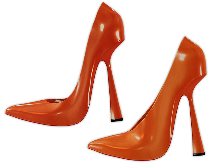 Garbaggio // Rei Pumps - Orange