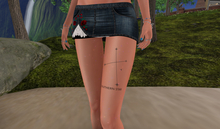 Freakie Southern Star Crux Constellation Thigh Tattoo
