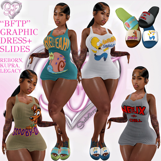 SF- BFTP Graphic Dress FATPACK