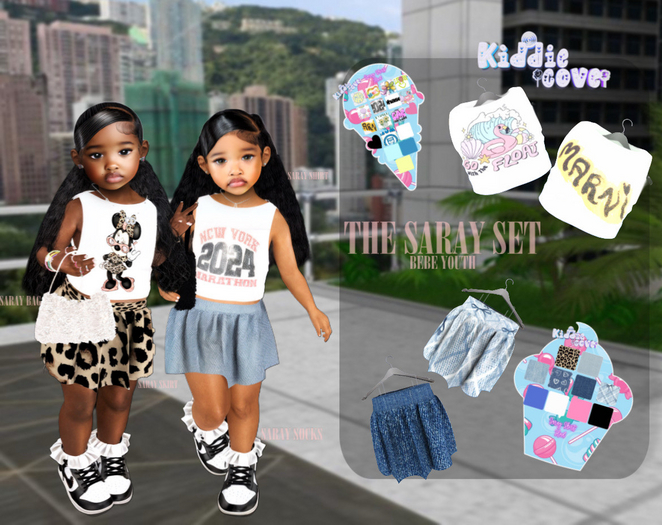 KC:// Saray Skirt Blue