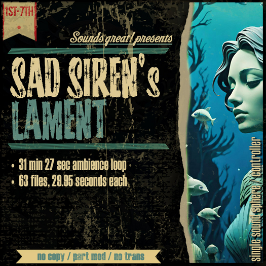 Sounds Great! Single Controller - The Sad Siren's Lament