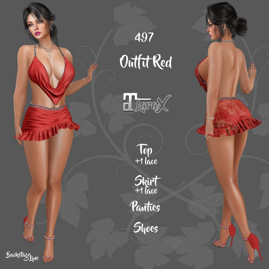 497 Outfit Red - LaraX