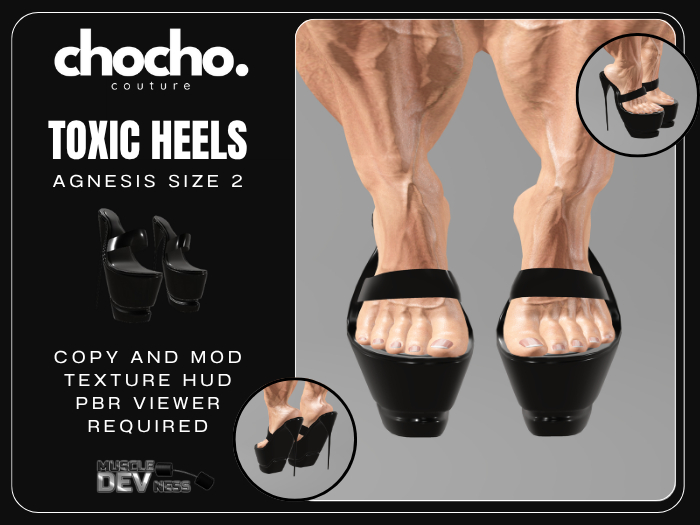 Chocho - Toxic Heels (Agnesis Size 2) (PBR)