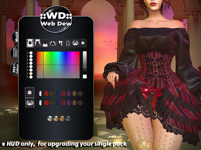 HUD Set Charlotte  - Striped