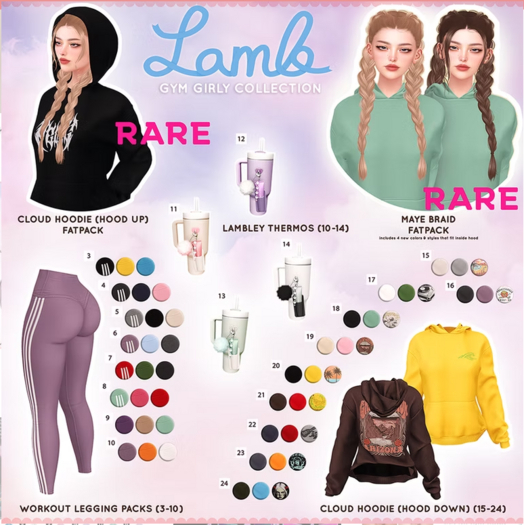 11. Lamb. Lambley Thermos (wear) - Pink