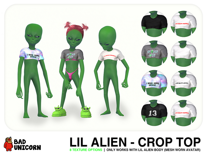 Lil Alien - Crop Top 