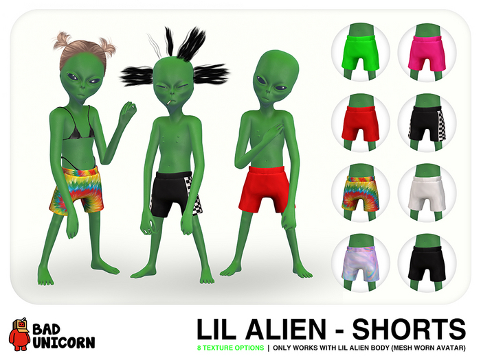 Lil Alien - Shorts