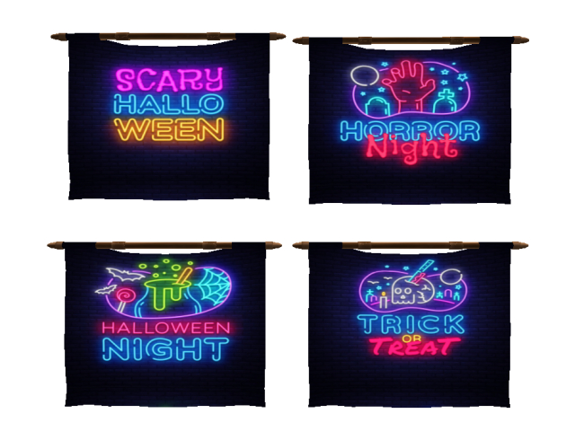 Halloween Banner Set