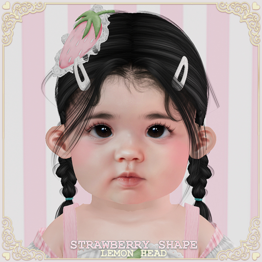 {Dollheart} Strawberry Shape for Lemon Head