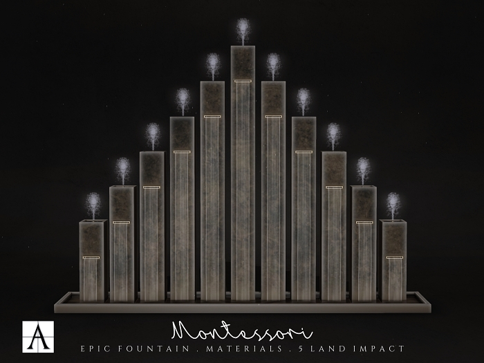 Architect. Montessori Fountain #Brown
