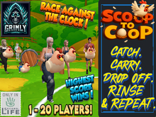 Grimly Fiendish - Scoop To Coop Game