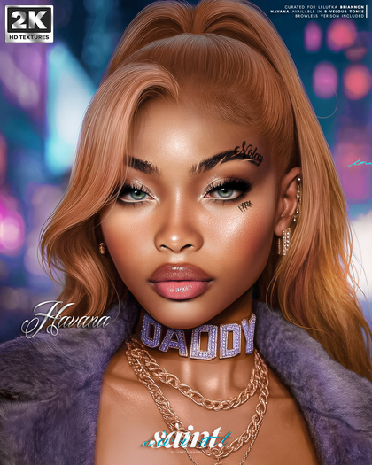 ! #saint. x evox - havana skin veil (fatpack)