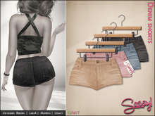 ~Sassy!~ Denim shorts - light pack