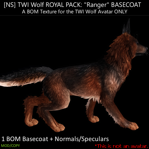 [NS] TWI WOLF ROYAL PACK: "Ranger" Shepherd