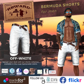 Shorts Bermuda Off white *** REWARD *** for men
