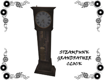 Steampunk Grandfather Longcase Clock