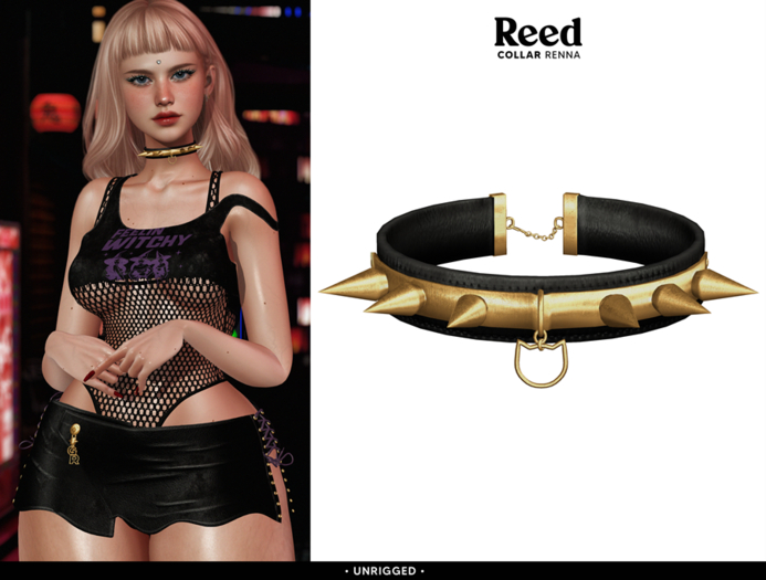 REED x GALAGHER - RENNA COLLAR BLACK